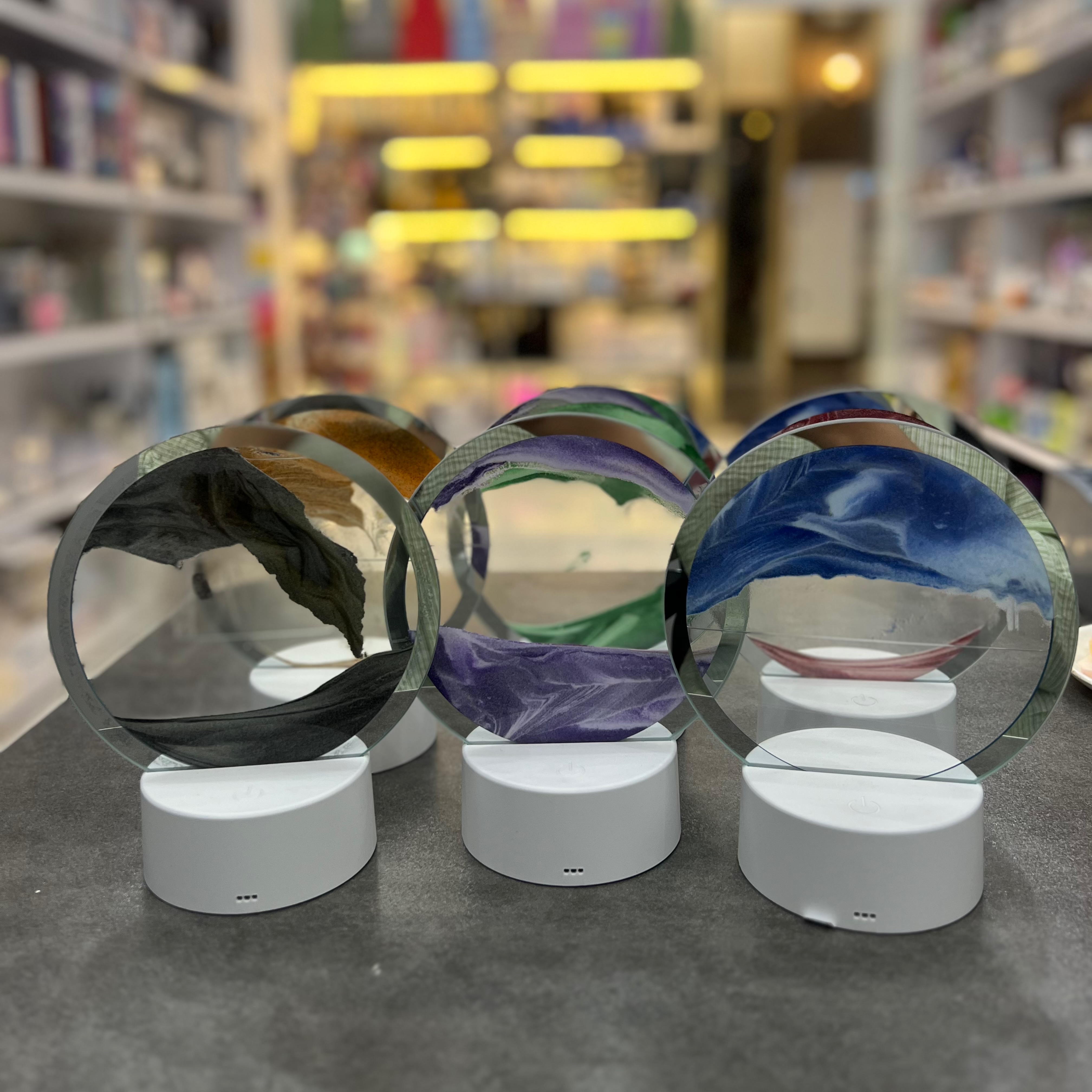 تابلو شنی LED دار پایه‌دار